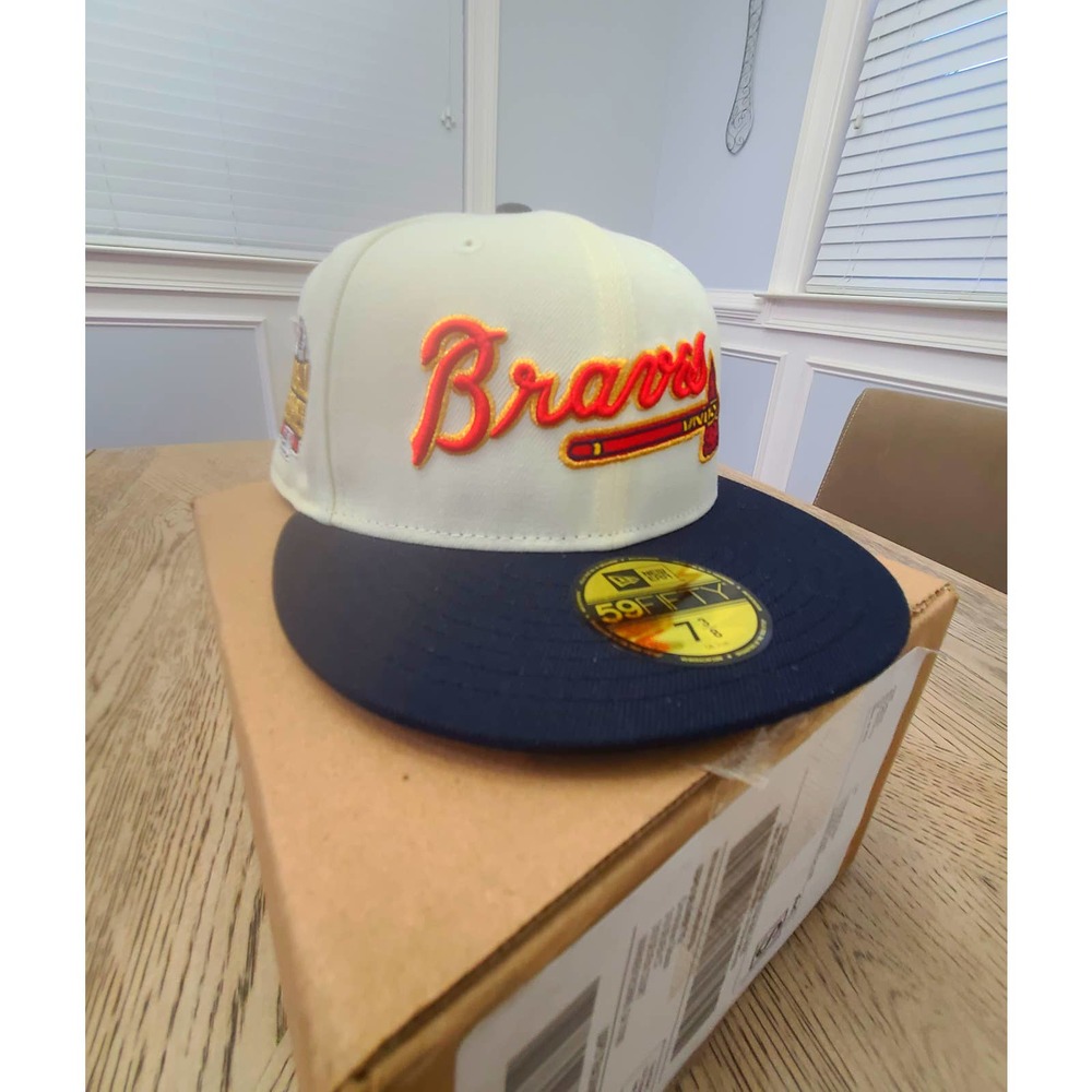 NEW ERA 59FIFTY ATLANTA BRAVES 2021 WORLD SERIES PATCH